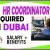 HR Coordinator Required in Dubai