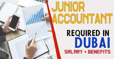 Junior Accountant Required in Dubai