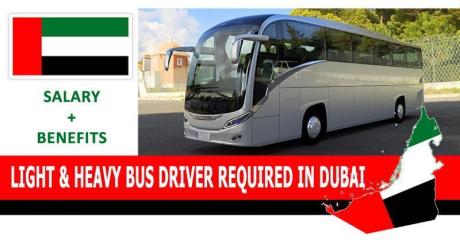 LIGHT & HEAVY BUS DRIVER REQUIRED IN DUBAI