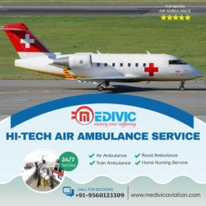 Obtain Supersonic Medical Aids by Medivic Air Ambulance in Delhi