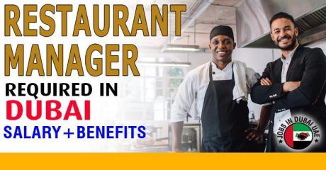 Restaurant Manager Required in Dubai