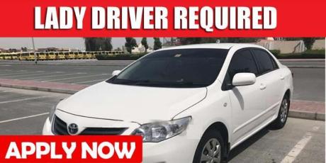 LADY DRIVER REQUIRED