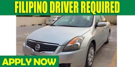 FILIPINO DRIVER REQUIRED