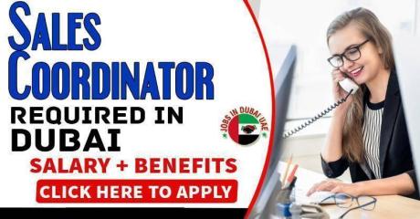 Sales Coordinator Required in Dubai