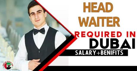 Head Waiter Required in Dubai -