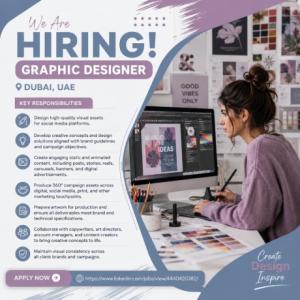 Graphic Designer Required in Dubai