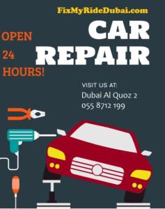 Auto Repair and Maintenance Dubai Open 24 hours 0558712199 fixmyridedubai.com