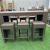 Outdoor dining table with 6 stools