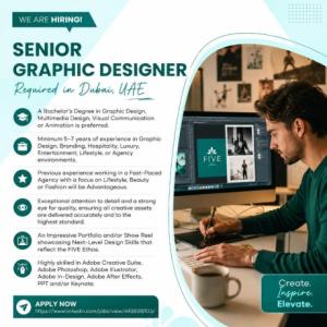 Senior Graphic Designer Required in Dubai Are You Ready for a Dar