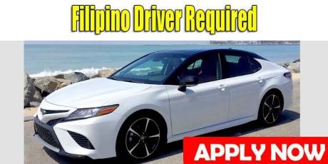 Filipino Driver Required