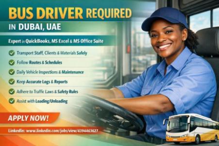 Bus Driver Required in Dubai