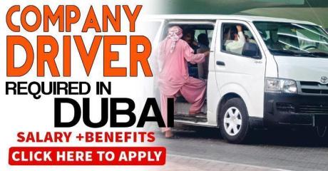 COMPANY DRIVERS REQUIRED IN DUBAI