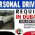 PERSONAL DRIVER REQUIRED IN DUBAI
