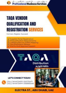 TAQA vendor registration made easy