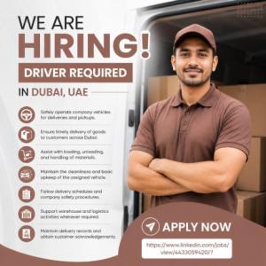 Driver Required in Dubai