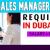 Sales Manager Required in Dubai