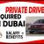 PRIVATE DRIVER REQUIRED IN DUBAI