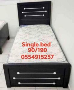 single bed and mattress -