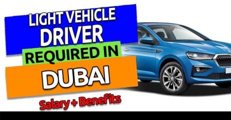 Light Vehicle Driver Required in Dubai