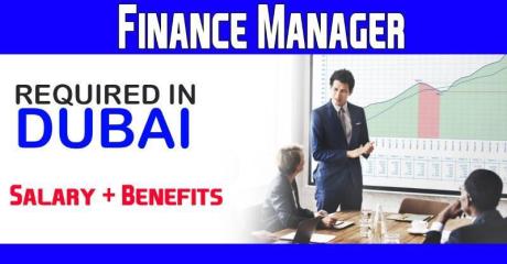 Finance Manager Required in Dubai