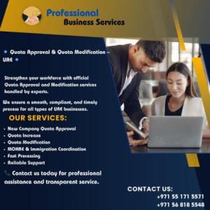 Quota Approval & Quota Modification – UAE