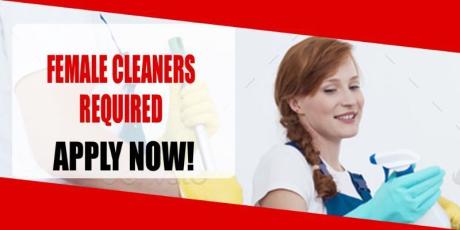 FEMALE CLEANERS REQUIRED IN DUBAI