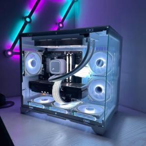 Aesthetic Mini RTX 3080 Ryzen 7 5700X Gaming PC Rendering PC