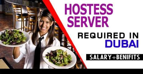 Hostess Server Required in Dubai