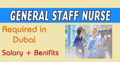 General Staff Nurse Required in Dubai