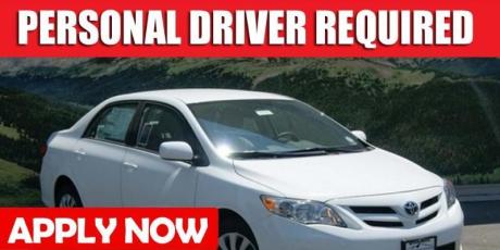 PERSONAL DRIVER REQUIRED