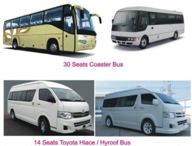 Transport Hiace Minivan rent Dubai