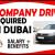 COMPANY DRIVER REQUIRED IN DUBAI