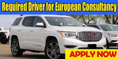 Required Driver for European Consultancy