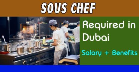 Sous Chef Required in Dubai -