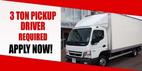 3 TON PICKUP DRIVER REQUIRED IN DUBAI