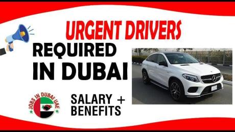 URGENT DRIVERS REQUIRED IN DUBAI
