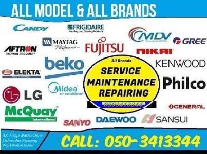 All Brands Ac Fridge Wasing Machine Repairing in Dubai