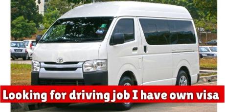 looking for driving job I have own visa