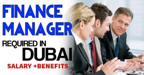 Finance Manager Required in Dubai