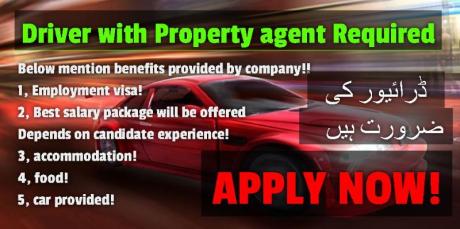 Driver with Property agent Required