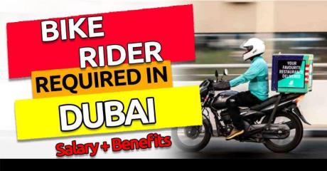 BIKE Rider Required in Dubai