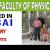 Faculty of Physics Required in Dubai -