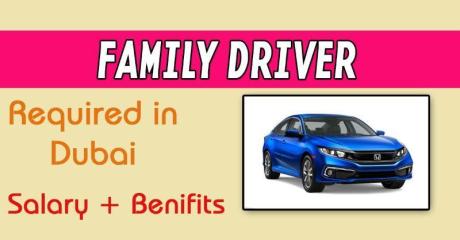 Family Driver Required in Dubai