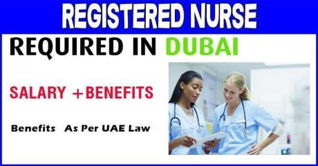 Registered Nurse Required in Dubai