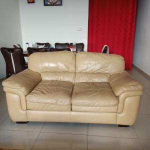 Leather sofa