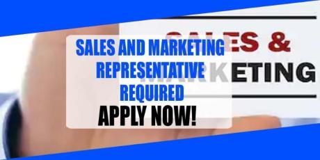 SALES AND MARKETING REPRESENTATIVE REQUIRED IN DUBAI