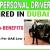 Personal Driver Required in Dubai
