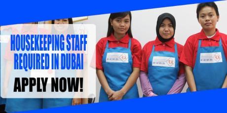 HOUSEKEEPING STAFF REQUIRED IN DUBAI