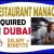 Restaurant Manager Required in Dubai
