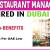 Restaurant Manager Required in Dubai